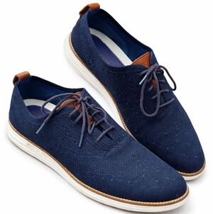 Original COLE HAAN Grand OS Men's WINGTIP OXFORD Dress Shoes SHORTWING Size 13 M